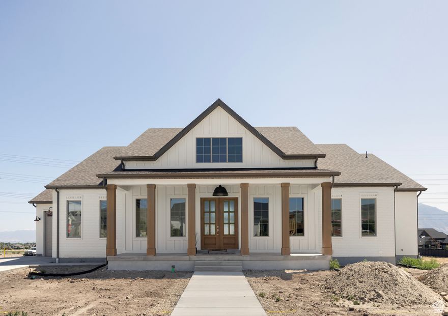 Hard to find 1 acre parcel in highly desired Vista Meadows subdivision! Quiet with space and large lots, you'll love the mountain views to west from the covered back deck! 40 Ft deep 3rd car garage with 12 ft x 12 ft doors on both sides allows you to easily pull trailers, 5th wheels, or all the toys straight through! Open design with large ceilings, butler pantry, panel sliding door for indoor/outdoor living space: this is a dream home design for all ages! The basement entrance, basement kitchen and walk-out basement gives room for multi-generational living space. Buyer to verify all, call to schedule a walk through!