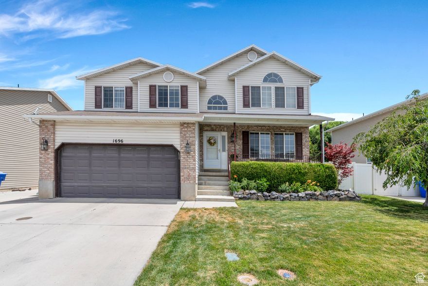 Spacious, updated (with a new roof as of August 1, 2025) and move-in ready-this 5 bed, 3.5 bath home in Lehi's desirable Parkside Estates offers over 3,000 sq ft of flexible living space. You'll love the bright, open layout with vaulted ceilings, granite countertops, and an updated kitchen. The finished basement includes a bedroom and extra family room-ideal for guests, hobbies, or a home office. Full landscaping, a covered patio, and fenced yard make outdoor living easy. Located near schools and across the street from Olympic Park and the Jordan River Parkway trail, with fast access to I-15, Thanksgiving Point, and Silicon Slopes. Schedule your showing today! Square footage figures are provided as courtesy estimates only and were obtained from county records. Buyer is advised to obtain an independent measurement.