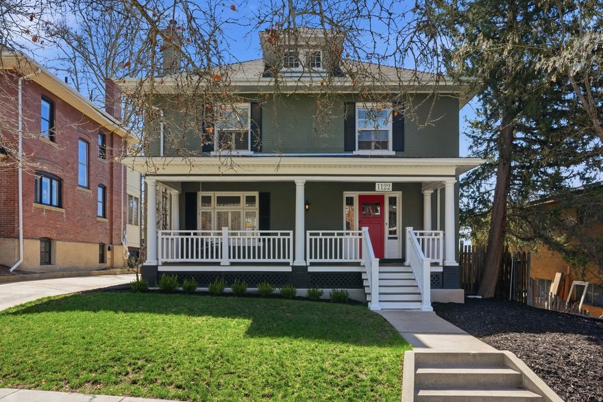 This exquisite five-bedroom, three-bathroom home in the coveted east Avenues neighborhood is flooded with natural light and historic charm. It boasts ten-foot ceilings on both levels with original hardwood floors on the main level and new white-oak hardward floors on the second level, staircase, and landing. The beautiful pocket doors between the living and dining rooms have been well preserved along with a gorgeous, fully-functioning wood fireplace. The mirror above the fireplace was custom made for the space and can remain with the house if desired. This home has historically-accurate custom shutters along with custom storm windows for added insulation on the main floor as well as rich golden radiators fed by a high-efficiency domestic hot water system. There is substantial new paint throughout along with new carpet and a newly remodeled bathroom in the basement. Also in the basement is an incredible workshop that has a new sub-electrical panel and additional outlets for heavy-duty work. The basement also has its own outside entrance. There is a gas range with a hood in the kitchen and an original white clawfoot tub in the upstairs bathroom. The front porch was completely rebuilt in 2022 and has room for storage underneath, and the yard includes a fully-automated sprinkler system that can be digitally controlled. The large back yard is fully fenced with a nice pergola-covered patio and seating area and three ornamental crab-apple trees that are stunning when in bloom. The plumbing and electrical were updated in a previous remodel, and the water line from the house to the city supply line has also been replaced. It comes with a one-car detached garage to boot! This home has been meticulously maintained and is on a quiet tree-lined street near schools, restaurants, trails, parks, hospitals, shopping, businesses, libraries, the airport, world-class skiing, and more. There is a lot of love in this home and it's one you definitely don't want to miss! Square footage figures are provided as a courtesy estimate only and were obtained from county records and previous listings. Buyer is advised to obtain an independent measurement.