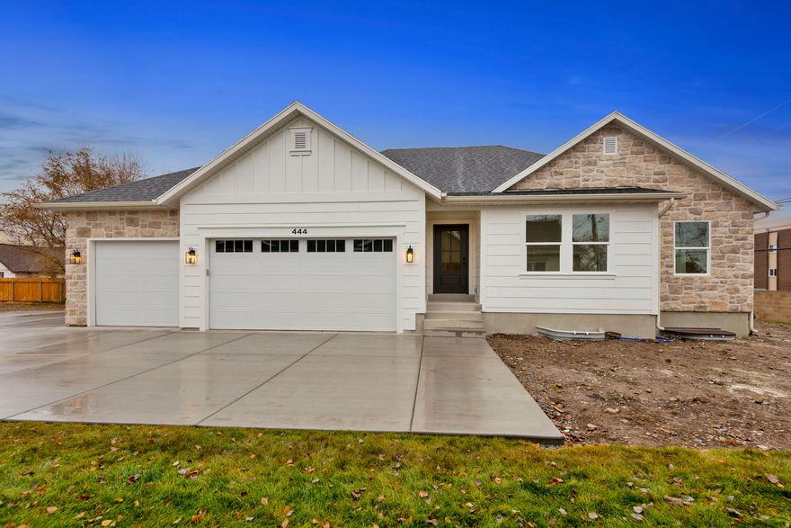 *$10,000 Builder Credit Toward Buyer Closing Costs* Brand new construction with a luxury 3-bedroom basement apartment and potential to rent short-term! The builder splurged on extra parking pads alongside the 3-car garage. The top floor has 4 bedrooms, including a beautiful primary suite with a freestanding tub, tile shower, double vanity, and walk-in closet. Upgraded appliance package on the main floor! Enjoy grilling or lounging on the deck off the dining room.  The basement has 9 ft ceilings and it's own primary suite with a walk-in closet. Fiber internet is available! The third car garage connects to the basement entrance and can be used by the basement occupants or locked to be used for the main level occupants. Each garage has it's own EV charger.  The lot has mature Aspen trees in the perfect location to provide shade to the backyard on summer nights. The lot is already fenced on two sides. The price does not include additional landscaping.