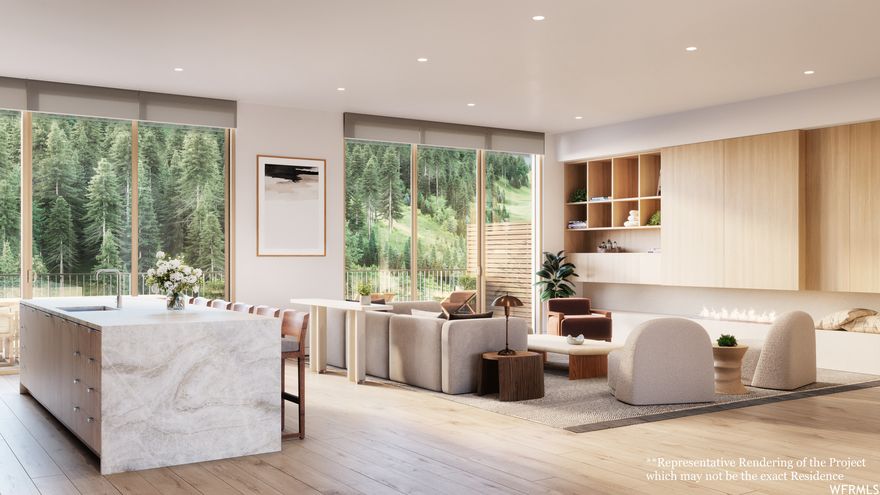 Welcome to Founders Place - One of Deer Valley's Final slopeside, ski-in, ski-out, luxury condominium communities nestled at the base of the Mountaineer Express Ski Lift near the St. Regis Hotel. Located in the private gated Deer Crest neighborhood and surrounded by hundreds of acres of open space, hiking / biking trails, and Deer Valley Ski Terrain. The Edgar East and West buildings (Phase I) are 100% Sold Out / Under Construction and this property is in The Helen building (Phase II) consisting of 19 Residences that range from two to four bedrooms all capturing warm southern sunshine, ski & mountain views. The interiors team at Sparano + Mooney Architecture have curated interior finish packages that will perfectly complement the overall architectural aesthetic to create the ideal modern mountain living environment. Founder's state-of-the-art Family Amenity building contains a pool, fire pits, gym facilities, Yoga Studio, restaurant, ski locker room, Kids Club, Game Room, Golf Simulators and Sauna. Residence 3204 is a generously sized 3 bedroom + Den with direct Elevator Access. Photos/Renderings might not be of the the actual residence.