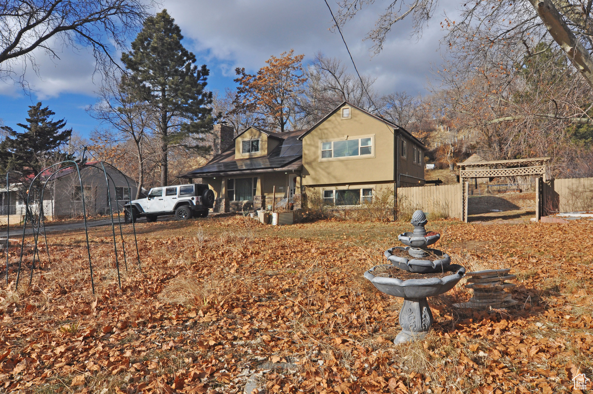 Welcome home to your private secluded home sitting on over an acre near the mouth of Ogden Canyon. This home has 4 bedrooms, 2 3/4 baths, and a newer updated kitchen with granite countertops /Solar panels. 220 in garage. Large backyard and lovely mountain views. Close to shopping, and recreation at Pineview Reservoir, and 3 ski resorts. Schedule your showing today!!!  Buyer to verify all.