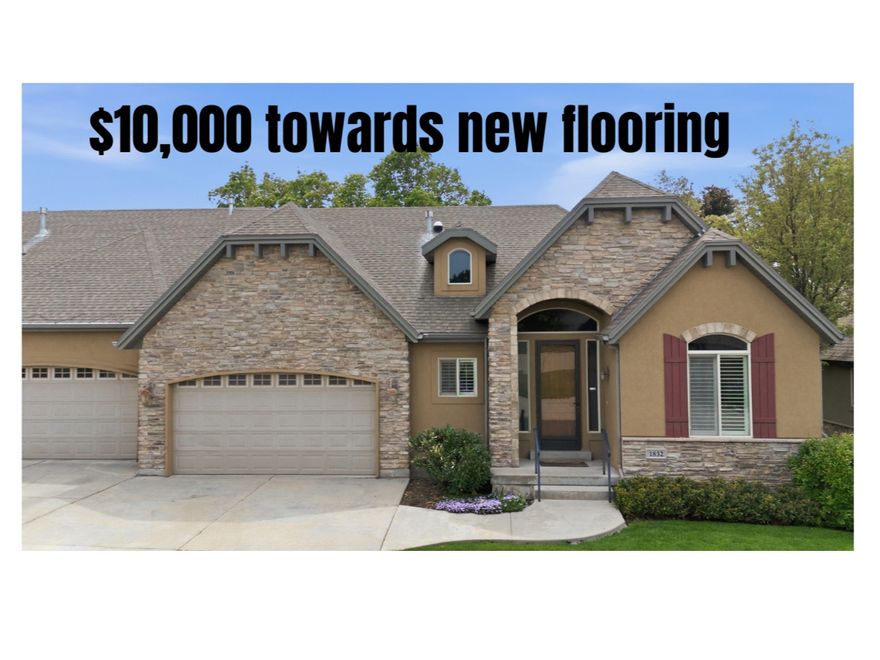 UPDATE: Offering $10,000 towards flooring,  act quickly if you want to choose the color of carpet.  Once it has new updated carpet the home will feel perfectly clean and move in ready for your parents or grandparents. Come enjoy single level living in the private gated Holladay Farms community. This home offers low maintenance convenience in one of the valley's most desirable locations.  This is a rare opportunity to enjoy both tranquility and convenience.   Ideally located just above Highland drive and north of Holladay Blvd.  This townhome offers convenient access to not only shopping, dining and everyday essentials, but quick access to the mountains and nature as well.  You will enjoy the peace and privacy of a quiet, well maintained neighborhood with beautiful mature trees and established landscaping.  This home has a beautiful vaulted family room, kitchen and dining area with plenty of natural light.  The basement features a big open family room gathering area, with two bedrooms, one of which is very oversized and can be used for many purposes.  This home truly can meet the needs of any age of family, whether a second vacation home, a final home, or a first time homebuyer family.  You will not be disappointed. Come and see for yourself this beautiful quiet little block.   The table and chairs are included in the sale of the home.   Square footage figures are provided as a courtesy estimate only and were obtained from appraisal.  Buyer is advised to obtain an independent measurement.