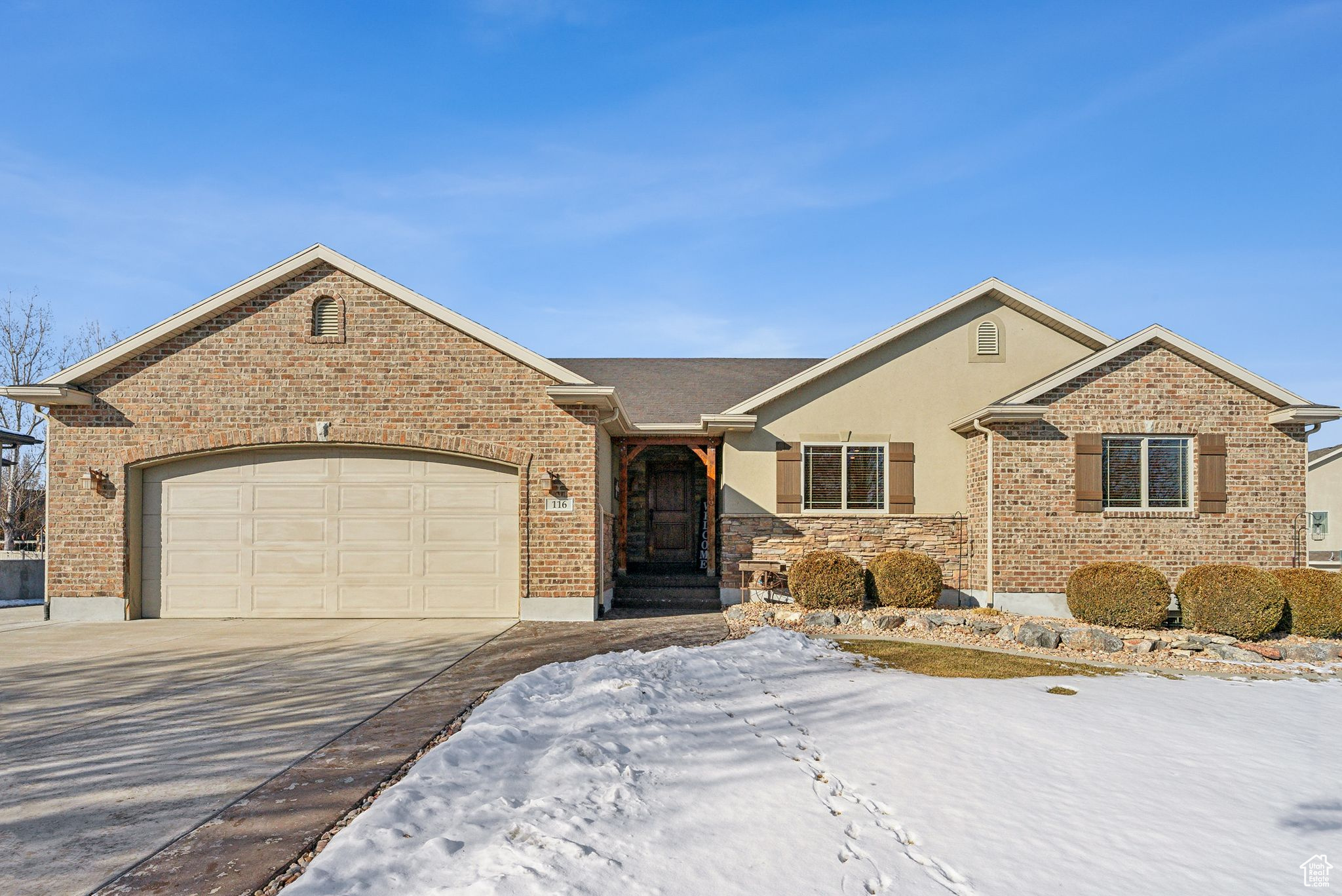 Welcome to your dream home in the coveted Pelican Bay subdivision of Saratoga Springs!  This stunning 5-bedroom, 3 full-bathroom home sits on a spacious lot with breathtaking views of Utah Lake. Boasting 3,218 square feet of living space, this home has been meticulously maintained and is in "eat-off-the-floor" condition.  As you step inside, you'll be greeted by an open and airy floor plan with plenty of natural light. The gourmet kitchen is a chef's dream, featuring granite countertops, custom cabinetry, and a ( non-stationary) large island perfect for entertaining. Step out onto the expansive deck and soak in the views while enjoying your morning coffee or evening barbecue. The walk-out basement is an entertainer's paradise, complete with a wet bar and plenty of space for games, movies, or just relaxing with friends and family. Outside, you'll find a beautifully landscaped yard with a basketball court, space for RV Parking, and a spacious shed for all your toys or storage needs. With its prime location, close proximity to the lake, walking distance to the boat harbor. and abundance of amenities, this home is perfect for families of all ages. Don't miss out on this opportunity to own your own piece of paradise!   Square footage figures are provided as a courtesy estimate only and were obtained from county records.  Buyer is advised to obtain an independent measurement and verify all information.