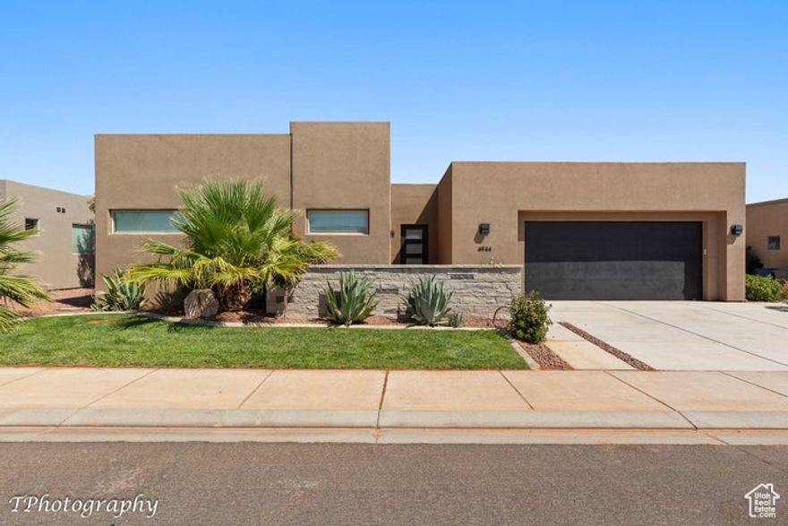 Gorgeous home in Sand Hollow Resort. A paradise for recreation for golfing, 4wheeling, boating, fishing, biking. This is a luxury home that went well beyond upgrades of most homes. Beautiful lounging area around the enclosed heated pool and open roof. Large picture windows to capture panoramic views on to pine valley mountain and looking on to pool. Beautiful kitchen with high end custom cabinetry, custom hood, upgraded Bosch appliances. Large island with quartz countertops. Custom window treatments. Custom fixtures throughout, custom bath areas including glass shower and custom surrounds, inviting covered patio. This has been a second home with minimal use. Like new!