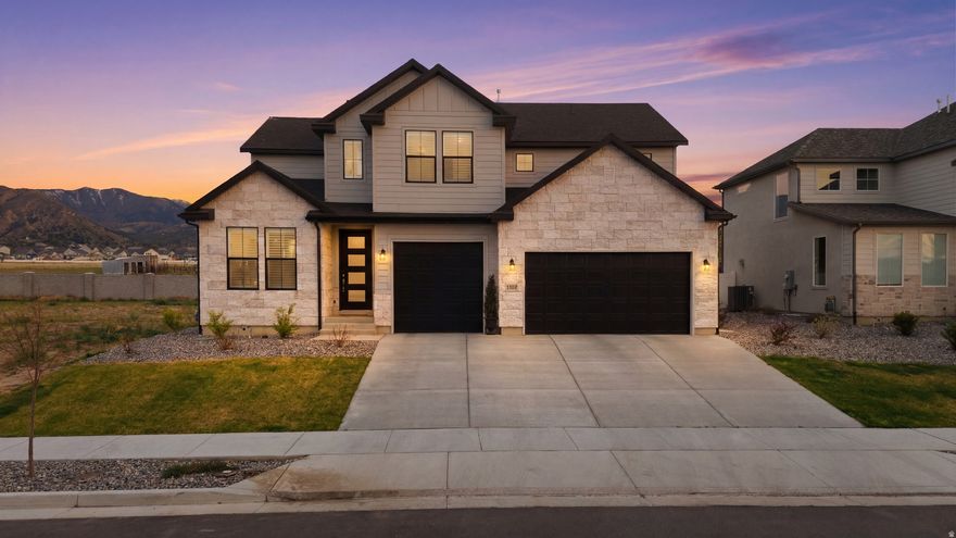 Welcome to this beautifully designed newer construction home tucked into a quiet Herriman cul-de-sac. Offering 6 bedrooms, 4.5 bathrooms, and nearly 3,700 square feet, this home combines modern comfort with thoughtful design.  The open-concept layout features a spacious great room filled with natural light and a designer kitchen complete with quartz countertops, ample cabinetry, and a large island-ideal for both everyday living and entertaining. A generous mudroom adds convenience and functionality.  One of the standout features of this home is the ADU, providing an excellent opportunity for rental income or a private guest suite for visitors.  Upstairs, the primary suite offers a private retreat with an ensuite bath and walk-in closet, along with additional bedrooms providing flexibility for guests, office space, or family needs.  Situated on a well-sized lot with a 3-car garage, this home offers the benefits of newer construction in a growing Herriman community, close to parks, schools, and outdoor recreation.  Square footage figures are provided as a courtesy estimate only. Buyer is advised to obtain an independent measurement.