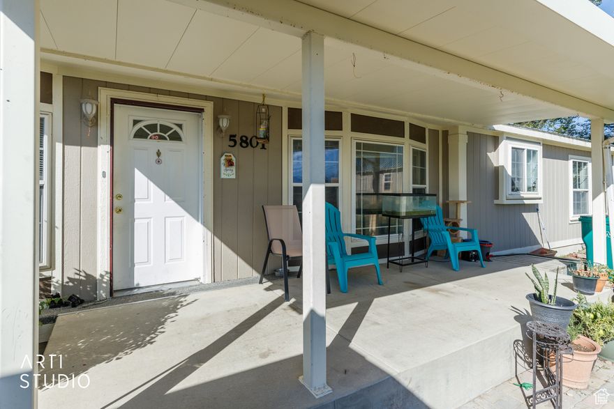 Room to Grow, Space to Breathe, and Income Potential!  This one-of-a-kind property sits on nearly an acre of fully fenced land and offers plenty of space for living, working, and playing. The main home includes 3 bedrooms and 2 baths, plus there's a fully finished detached 2-bedroom, 1-bath apartment-perfect for family, guests, or extra rental income.  Inside, you'll find a roomy kitchen, comfortable living areas, and plenty of natural light. Outside, there's an oversized 6-car garage, a workshop, and RV parking-great for hobbies, projects, or all your outdoor toys. Mature trees and wide-open skies add to the peaceful, private setting.  If you've been looking for space, flexibility, and a place to make your own, this property has it.  Come take a look today!