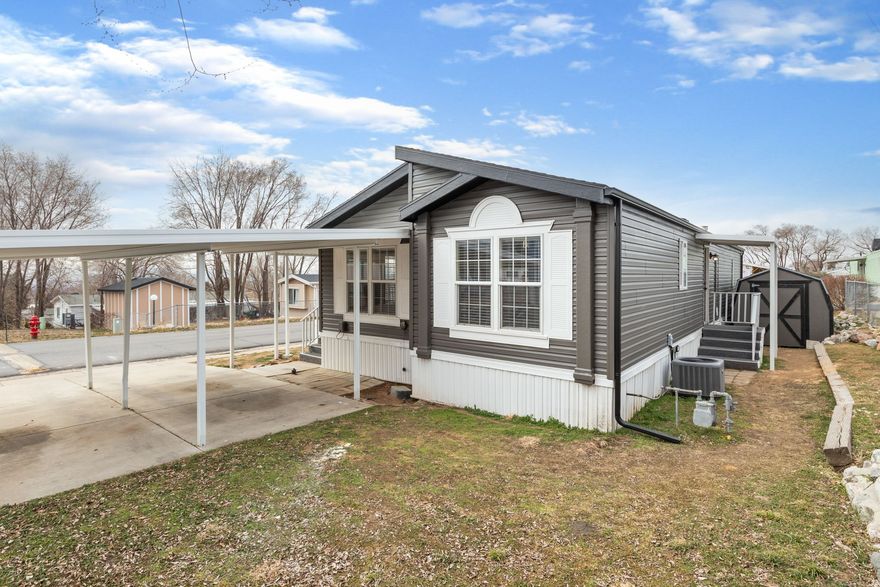 Beautifully updated 3bed, 2bath home with new LVP flooring, fresh carpet, granite counters, stainless appliances, and modern lighting. Bright open layout with updated baths and new exterior skirting/siding. Community approval required.
