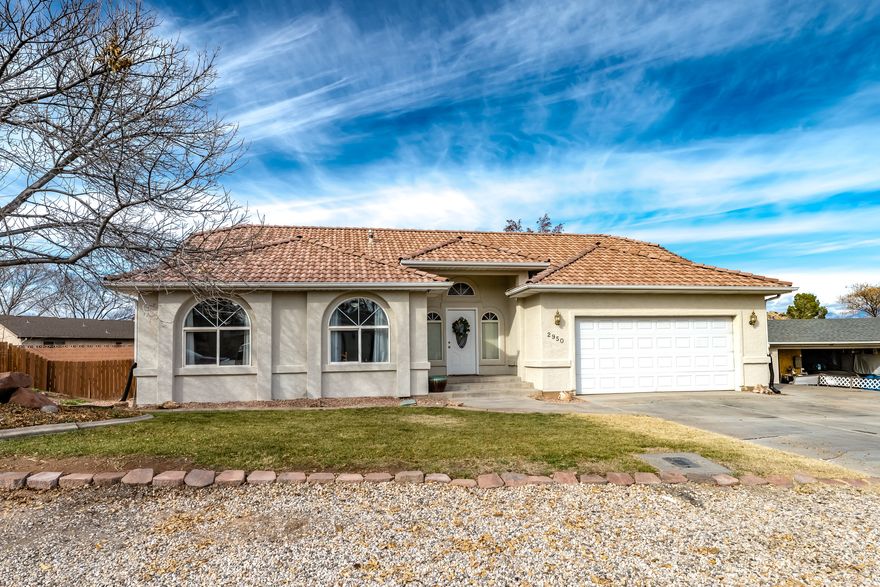 Well-located home on a quiet street in the desirable Bloomington Hills area. Fresh Exterior paint and new carpet provide a clean, move-in ready feel. Situated on a .25-acre lot with a fully fenced backyard, RV parking, in-ground trampoline, fire pit, and covered patio-ideal for outdoor living. Prime location within walking distance to elementary, middle, and high schools, as well as the golf course. Dixie Power. Listing information deemed reliable, buyer to verify