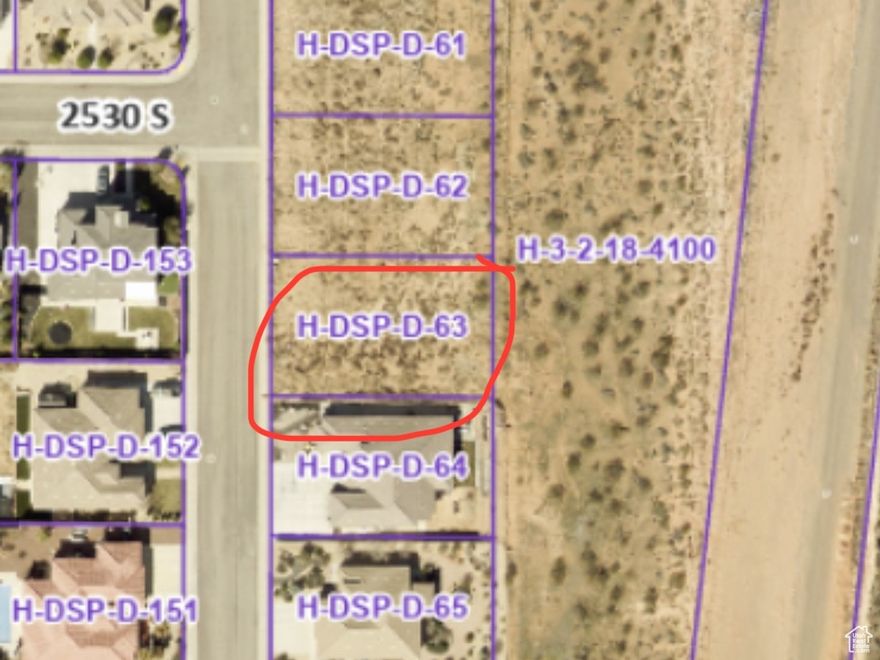Don't miss this rare opportunity to own this building lot in the highly sought after Dixie Springs Subdivision. Perfectly situated, this property backs up to the natural hillside offering a sense of privacy and tranquility with no backyard neighbor. Bring your own builder and build your forever home or a vacation retreat. All utilities are available at the street and the lot is ready for your custom build. It's close to Sand Hollow Reservoir, Sand Hollow State Park, Zions National Park, beautiful golf courses and endless outdoor recreation. Buyer to verify all information.