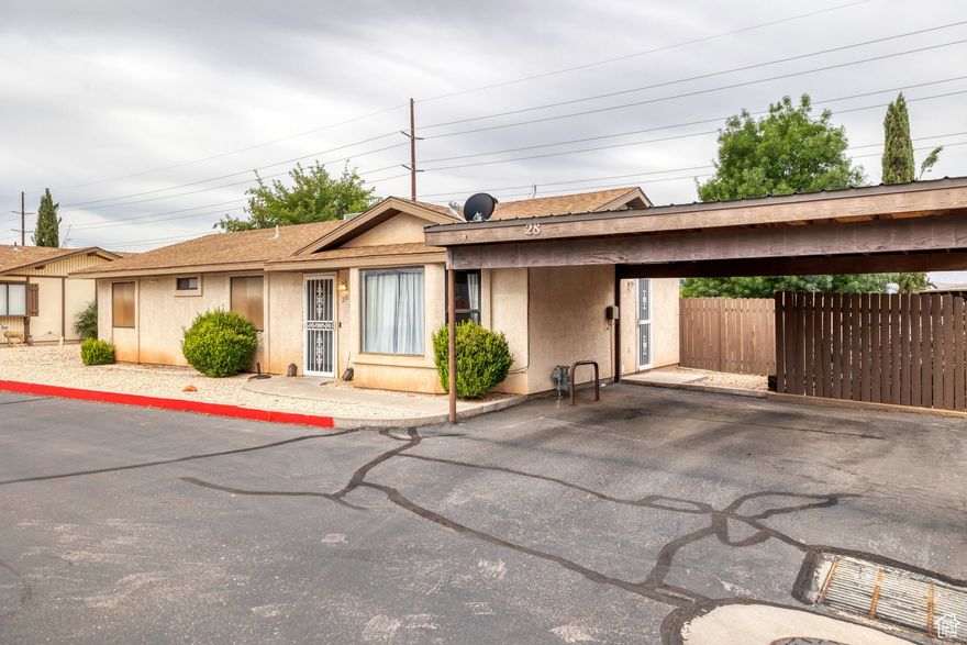 This affordable 3-bedroom, 2-bath single-family home offers comfort, convenience, and plenty of potential. Featuring a practical 2 car carport, covered patio, and a low-maintenance backyard, this home is perfect for those looking for a manageable outdoor space. Inside, the home is move-in ready and livable as is, yet also presents an excellent opportunity for updates and personalization to truly make it your own. Located in a highly convenient area close to shopping, dining, and schools, this property combines accessibility with value. Whether you're a first-time buyer, an investor, or someone ready to add your personal touch, this home is full of possibility.