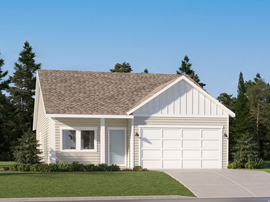 Parkway Fields - 4055 - Elkhorn. ESTIMATED COMPLETION IN MARCH. Offering up to $20k towards closing costs or ask about our rate buydowns when financing with our preferred lender. This beautiful rambler home offers 3 bedrooms, 2 bathrooms, a 2-car garage and a full unfinished basement. The main floor offers a large family room, dining area, and a kitchen that boasts white cabinets and Miami Vena quartz countertops. Square footage figures are provided as a courtesy estimate only and were obtained from builder. Buyer is advised to obtain an independent measurement. Interior photos are of same style of home, but not the actual home. Rendering is for illustrative purposes only.