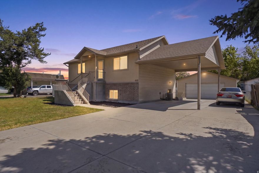 OPEN HOUSE SAT. 5/23 1-3!  Beautifully maintained 5-bed, 3-bath home with bright open living space. Features a fully finished basement with private 3-bed apartment, separate entrance, kitchen, and laundry-ideal for rental or guests. Enjoy low-maintenance yard, deck, RV parking, and ample storage. A rare opportunity to own a home with exceptional living space AND offset your mortgage with built-in income potential.  Buyer to verify all information, square footage figures are provided as a courtesy estimate only.
