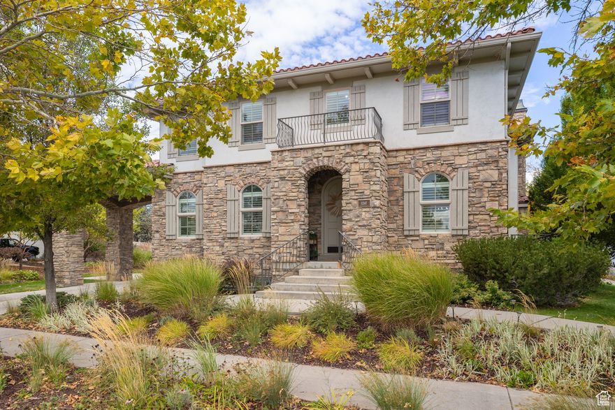 Location and Views!  This is a rare opportunity to own one of the most stunning homes in Daybreak.  It sits on one of the larger lots in Daybreak with unobstructed views of the valley and mountains.  It includes a 6 foot vinyl privacy fence (no staining, low maintenance) and has grandfathered-in benefits at a $99 HOA fee with all amenities included.  Plenty of off street parking as well as lots of on-site parking space. Fully remodeled in 2023 with many updates including a new AC, new shed, new cement patio, and exterior paint.  Every bedroom has its own private bathroom.  The primary suite is spacious with his and hers closets and a gorgeous freestanding tub.  Huge office with a private entrance on the main floor and $40,000 invested in plantation shutters.  It's so close to everything with only a 3 minute walk to Oquirrh Lake, trails, parks, and Soda Row with restaurants, shops, and the Farmers Market.  Easy access to all of these amazing amenities including Sand Volleyball, Basketball Courts, and the Community Gardens.  The 3rd car garage was converted to a studio which can be used for many different purposes. It can easily be converted back into a garage for a car to park. OPEN HOUSE this Saturday, the 4th, from 10:30 a.m. to 1:30 p.m. Don't miss your opportunity to own this amazing home!  Buyer and/or Buyer's agent to verify all.