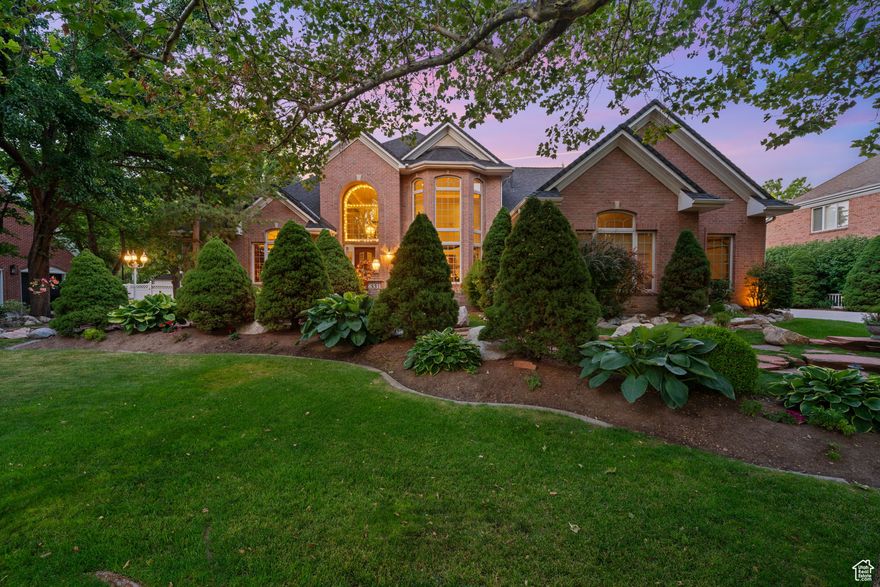 Exquisite location in a picturesque neighborhood. Unparalleled living experience in the heart of Salt Lake City. Your breath will be taken away when entering this home. High ceilings and a sweeping staircase with two story windows. Stunning view from front door through the house into the backyard. Elegant main level primary suite. Formal dining room. Gourmet kitchen with adjacent eating area and great room ideal for entertaining. Additional bedrooms on both upper and lower levels. Lower level has a dance / workout studio. Oversized three car garage. Backyard is on the east side of the house for ultimate shade and comfort. Lush landscaping complete with water feature, hot tub, patio with covered and uncovered area, inground trampoline and storage shed. Convenient to ski resorts and I-215. Elegance, comfort and convenience all await. Original building plans are available and will be provided to Buyer. Bedside hanging lights in primary suite are not included in sale. Roof replaced in 2025. Agent related to Seller. Buyer is responsible for verifying all information.
