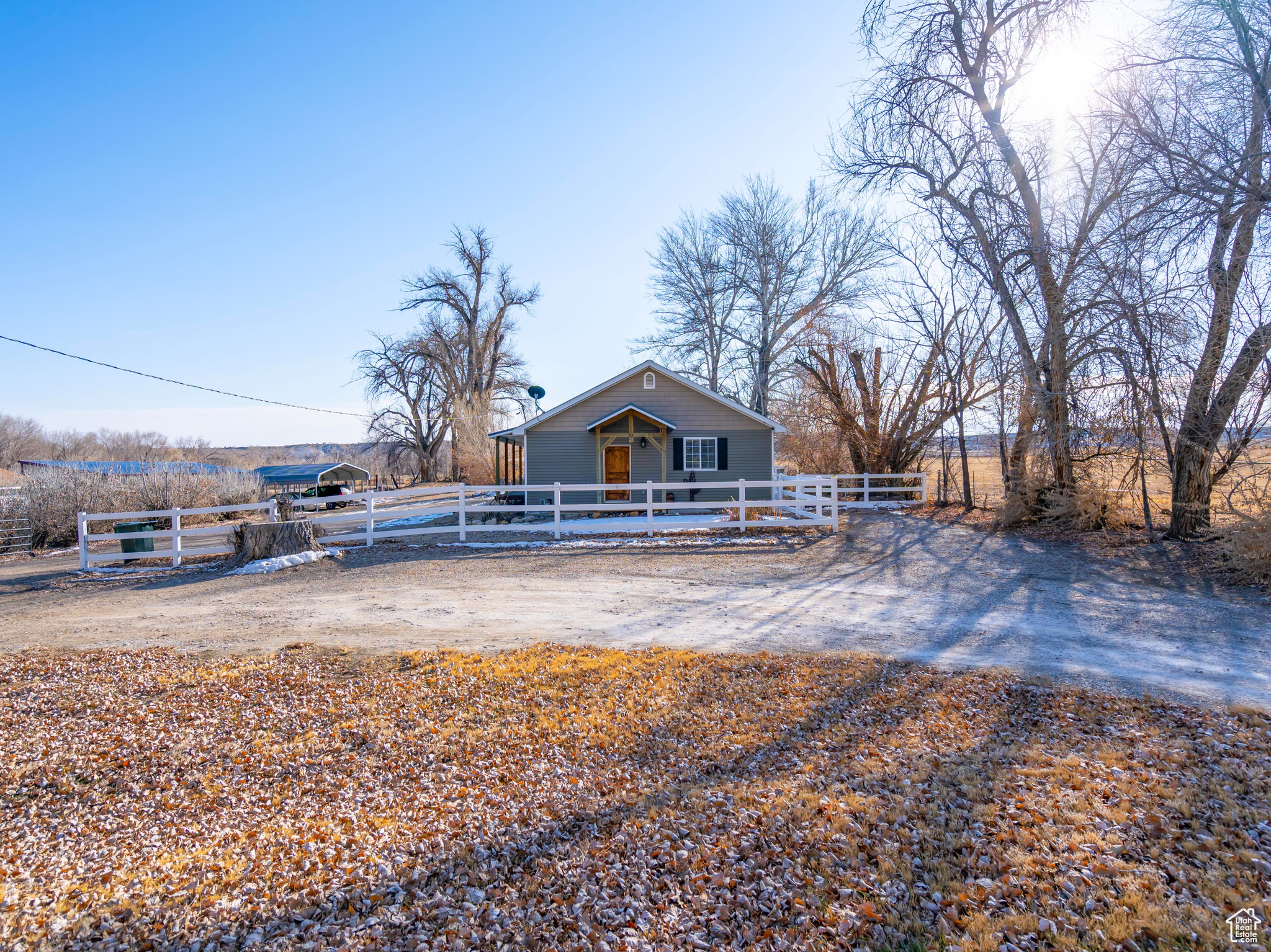 Charming Single-Level Home on Spacious Horse Property  Discover the perfect blend of country living and convenience with this charming 3-bedroom, 2-bathroom home, just minutes from town. Enjoy fresh air, open space, and the serenity of nature right at your doorstep. This property offers ample room for horses and access to nearby secondary water, making it ideal for those seeking a rural lifestyle with modern comforts.  One of the property's standout features is a magnificent, historic tree-one of the oldest in the county-adding character and a unique touch to the landscape. Whether you're looking for a peaceful retreat or a place to put down roots, this home is a rare find.  Schedule your showing today and experience the beauty of this property for yourself!  Square footage figures are provided as a courtesy estimate only and were obtained from county records .  Buyer is advised to obtain an independent measurement.  https://youtu.be/dmJEAusimOo