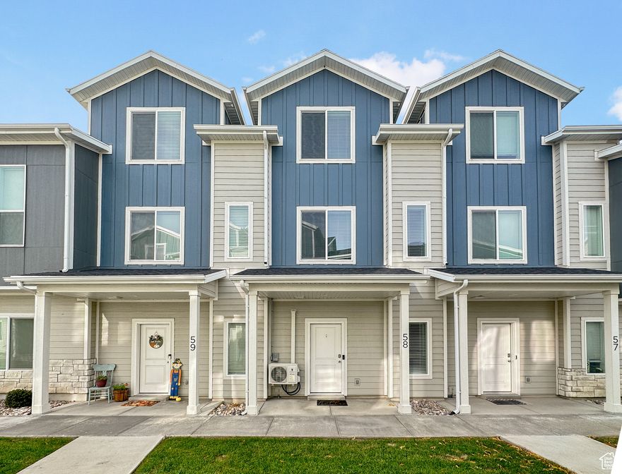 PRISTINE 2 bedroom/3 bath home in beautiful North Ogden. Built in 2020 this town home is in exceptional condition. New gorgeous carpet. Upgraded canned lighting throughout. Large master closet. Granite countertops throughout. Includes an extra wall furnace on entry level that only a few units have. Unit is located in a low traffic area and has a charming courtyard area. Located just a few minutes away from Bonneville Shoreline Trail for all your outdoor adventures.