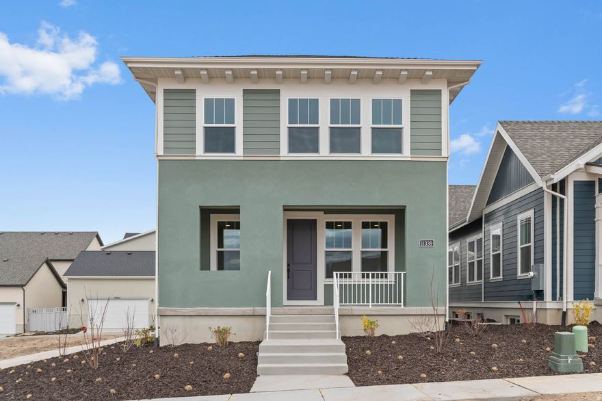 Come see this beautiful brand new Lassen Craftsman, a fabulous designed home combining timeless charm with modern finishes. The kitchen showcases white laminate cabinets, quartz countertops, and platinum gas appliances, creating a stylish and functional space. The home features laminate hardwood flooring with tile and carpet accents, offering comfort and durability throughout. Additional highlights include can lighting, a tankless water heater, and energy-efficient options for everyday convenience. Thoughtful design touches such as a half wall at the stairway, 2-tone paint, Craftsman base and casing, and cultured marble shower surrounds in the owner's bathroom with black matte hardware complete this elegant Craftsman home. Comes fully landscaped. Check it out today!