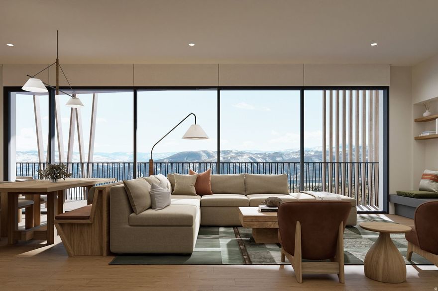 Cormont at Deer Valley has been carefully planned as the pinnacle of mountain living. Anticipate luxurious interiors, mountain and village views, and incomparable convenience to Deer Valley ski lifts, summers at the lake, and the palpable energy of a curated collection of dining and shopping that simply does not exist anywhere today. The interiors feature subzero appliances, natural materials and clean lines with a focus on creating comfortable, functional spaces. The residences include furnishings, washer/dryer & televisions. Cormont at Deer Valley offers amenities such as fitness centers, hot tubs, saunas, cold plunge, ski valet, family lounge, fire pits, Apres ski lounge, etc...Be ready to be amazed! Cormont offers a variety of residences, see the website for full details.