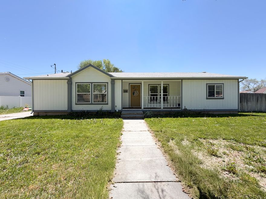 This beautiful home is located in the heart of Tremonton, just blocks from downtown.  Inside this one level home, you will find LVP flooring throughout, and expansive windows that bring in tons of natural light.  There are two spacious sheds outside for storage and a fully fenced in backyard for your privacy.  The home comes equipped with several upgrades that have been done in recent years-including a new range, newer roof, solar panels, as well as a modern water heater and central air system.