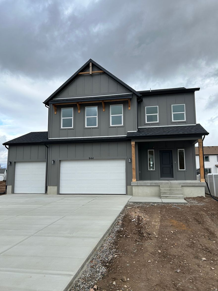 Experience luxury living in this fully finished home by a high-end builder, ideally located in a golf courseadjacent community with large open spaces and future pickleball courts. The thoughtfully designed interior features a gourmet kitchen with premium finishes, perfect for entertaining, and open-concept living areas filled with natural light. Large walk in closets for every bedroom!  Enjoy mountain views from your living spaces, creating a serene lifestyle. Built for lasting quality, the home features a full Hardie exterior and comes with a builder warranty for added peace of mind. A rare opportunity to own refined craftsmanship in a premier setting.