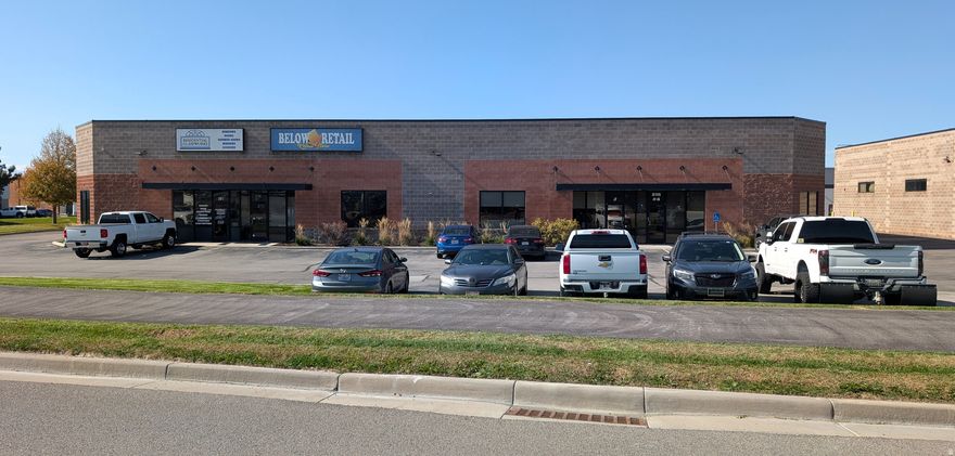 SOUTH BUILDING, UNIT 2: Total Available: 4,426 sq. ft.. Warehouse: 1,505 sq. ft. Showroom/Office 2nd:  1,416 sq. ft. 3 Phase 100A 120/208v. 16' Clear Height. Attractive Storefront Glass. Exceptional visibility on Redwood Road. Strong Established Trade Area. 11,000 AADT 2023 on Redwood Road. 1 mile from I-215; 3 miles from I-15