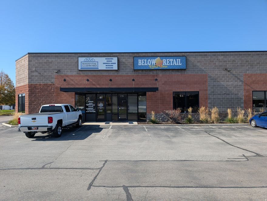 *PRICE REDUCED* SOUTH BUILDING, UNIT 2: Total Available: 4,426 sq. ft.. Warehouse: 1,505 sq. ft. Showroom/Office 2nd:  1,416 sq. ft. 3 Phase 100A 120/208v. 16' Clear Height. Attractive Storefront Glass. Exceptional visibility on Redwood Road. Strong Established Trade Area. 11,000 AADT 2023 on Redwood Road. 1 mile from I-215; 3 miles from I-15