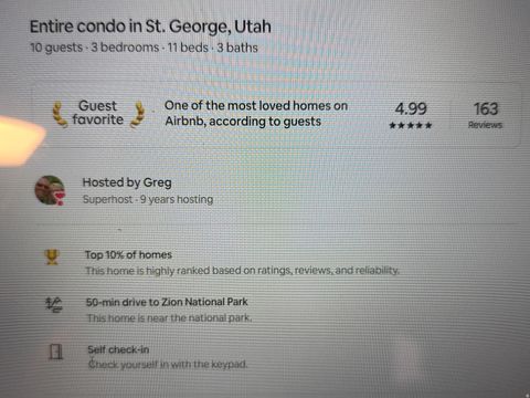 Tiny photo for 1845 W CANYON VIEW DR #902, Saint George, UT 84770 (MLS # 2157937)
