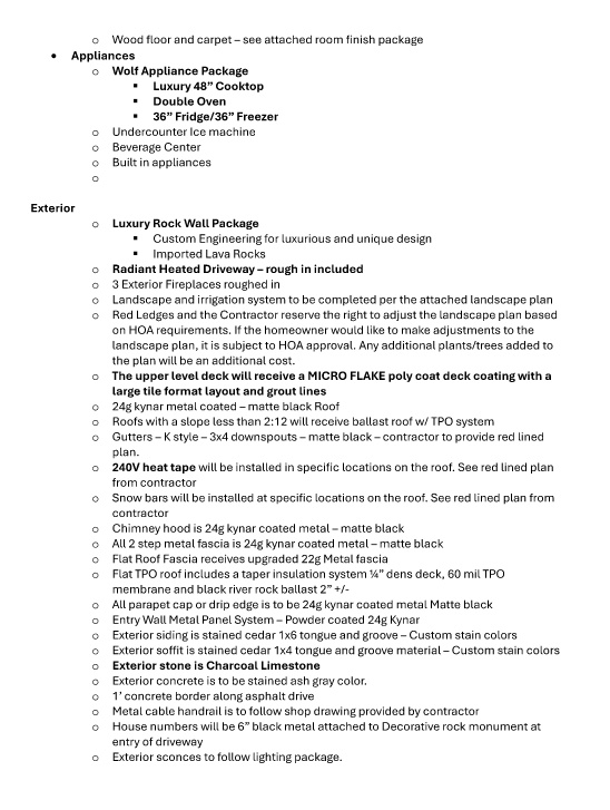 RED LEDGES - Residential