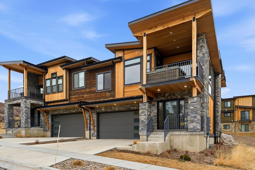 Sage Hen Stunner  Ready for Ski Season near Deer Valley East Village Elevate your mountain lifestyle in this exceptional Sage Hen townhome, offered fully furnished and impeccably turnkey. Thoughtfully curated with Restoration Hardware furnishings, statement chandeliers, bespoke designer wallcoverings, custom window treatments, architectural lighting, and a whole-home Sonos sound system, every detail reflects elevated craftsmanship and refined taste. Designed for both indulgence and ease, the residence features two private hot tubs, a sauna, heated boot systems, dual fire pits, a dedicated dog wash station, and two washer/dryer sets - delivering effortless comfort after a day on the slopes. Located just two minutes from the newly expanded Deer Valley East Village, owners and guests also enjoy access to a convenient shuttle service providing seamless transportation to and from the lifts. With world-class terrain moments away, this nightly rentalpermitted property includes established Winter 2025 bookings. Bike trails and the Jordanelle Reservoir are just steps from your door, offering year-round recreation. A fully realized luxury ski retreat - ready for immediate enjoyment.