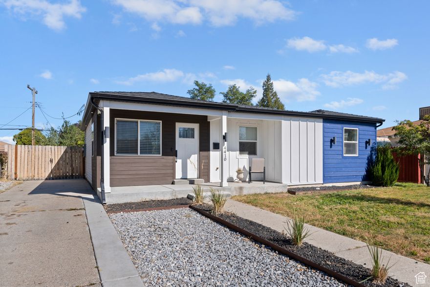 Visit this absolute showstopper today! Completely remodeled in 2019, this beautiful home is move-in ready. An open-concept kitchen features quartz countertops and ceiling-high cabinets. The primary bedroom includes an attached ensuite, with sliding glass doors to your own private deck. Relax on the front porch or the back patio and take in the full landscaping. The backyard is fully fenced and includes additional parking for your RV and a shed for extra storage. Newer plumbing, HVAC, windows & doors, and architectural shingles on the roof will give you peace of mind in your new home. Square footage figures are provided as a courtesy estimate only and were obtained from county records. Buyer is advised to obtain an independent measurement.