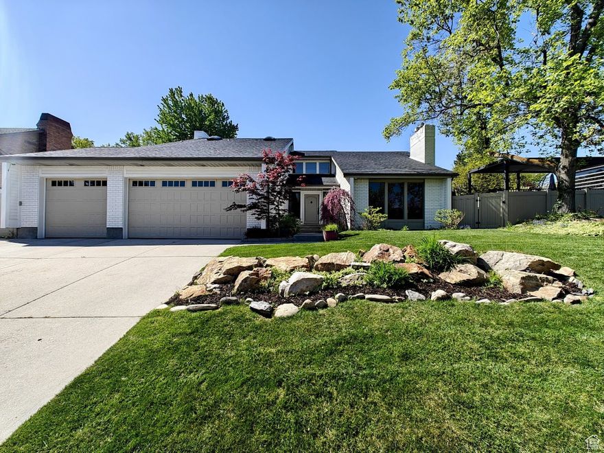 PRICE REDUCED!! Meticulously cared for custom home in the heart of Murray! Escape to paradise in this one of a kind gem. Spacious, vaulted ceilings with plenty of room to entertain. Large windows allowing tons of natural light throughout the house. Over 100k in Trex decking around a Catalina Swim spa, bar seating, covered with a fire pit perfect to enjoy the mountain views! Home theater, sound proofed and professionally wired for Dolby Atmos 7.2.4 audio with two seating levels. This home has it all, gym with 20amp outlet, charging station for your electric vehicles, paid off solar system, three car garage, vaulted ceilings  with exposed wooden beams, three gas fireplaces and a large kitchen with oversized island. Don't miss this one! Square footage figures are provided as a courtesy estimate only and were obtained from a recent appraisal. Buyer is advised to obtain an independent measurement.