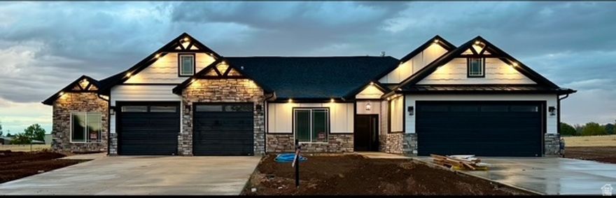 Brand new twin home in Fillmore with beautiful mountain views! This unit features an inviting indoor and outdoor fireplace along with stylish modern finishes. The kitchen is designed with white cabinetry and quartz countertops, creating a bright and timeless look. With open-concept living, 9 foot ceilings, new construction, and a prime location near local amenities, this home is the perfect mix of comfort and style. Seller is offering $10,000 in concessions for contracts signed before 12/31/2025.  In addition preffered lender to pay an appraisal up to $600 at closing.  Seller is related to agent. Buyer to verify all.