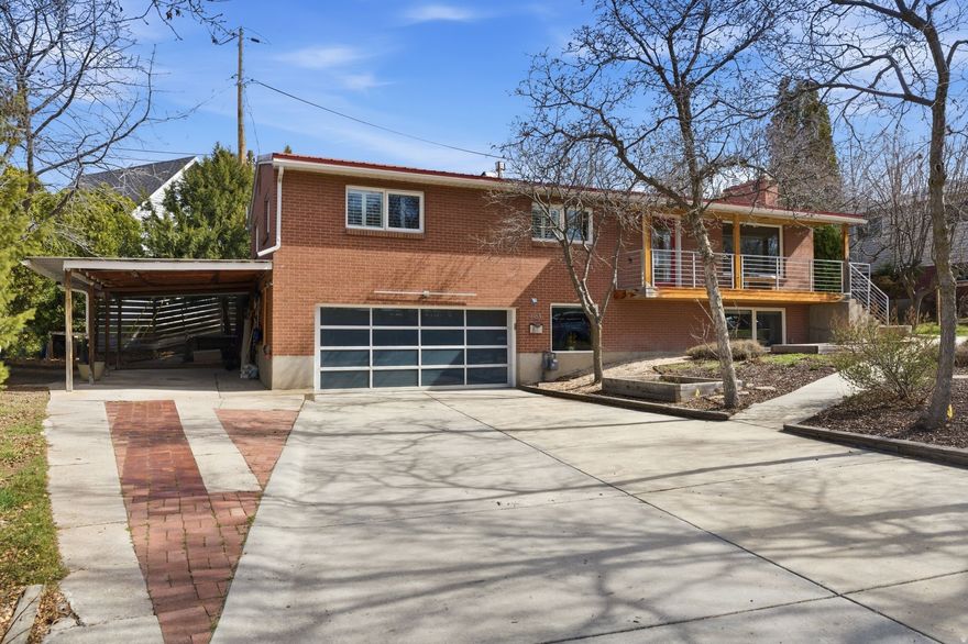 This is a truly special home that will bring a lot of happiness to its next owners. The neighborhood is fantastic, and the location couldn't be more convenient-close to just about everything. The I-215 belt route is only five minutes away, making it easy to reach downtown, Park City, the airport, Big and Little Cottonwood Canyons, Momentum Climbing Gym, and nearby mountain bike trails. From here you can even ride up to Macy's, catch the Crest shuttle, and cruise home down Millcreek. HARD to be in this location UNDER $1M The home has undergone extensive renovations, including updated electrical and plumbing systems, a high-efficiency furnace, whole-house fan, attic fan, and modern LED lighting. Thoughtful details such as solid wood doors, hickory window trim, and a gas fireplace add warmth, character, and a cozy feel throughout the space.  Spend your evenings relaxing on the front porch while watching the sunset, or unwind on the back deck in the included Stil Modern Luxury Bullfrog hot tub. The xeriscaped yard provides year-round beauty, with vibrant flowering bushes and natural landscaping. Mature scrub oak creates a peaceful, private setting during the summer months.  The property also features a charming mini-orchard with two apple trees, two peach trees, a plum tree, and raspberry bushes-perfect for making homemade plum crumble, apple pie, or peach cobbler. Large garden boxes provide plenty of space to grow your own vegetables as well.  The fourth bedroom is currently considered non-conforming due to a window that does not meet egress requirements. Google Fiber is available.