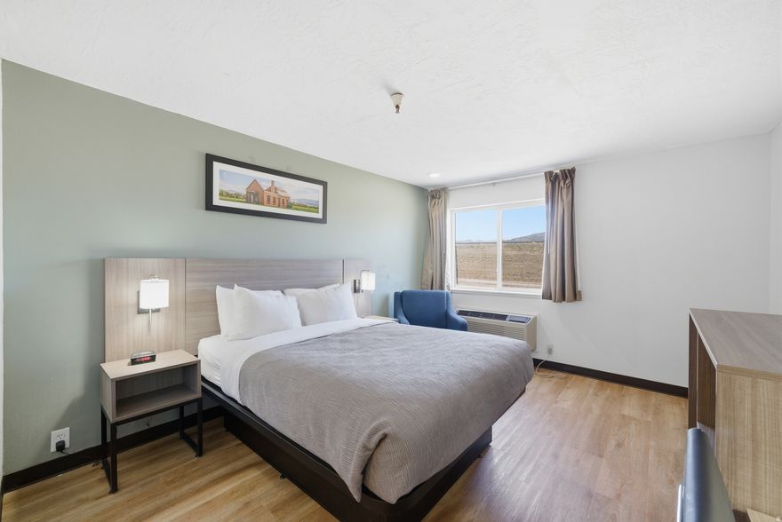 This offering features the Quality Inn in Beaver, Utah, a strategic infrastructure asset priced at $4,800,000. Positioned as a premier turnkey acquisition, this property allows an investor to immediately capture high-yield demand on the critical I-15 corridor. Following extensive renovations, the asset is uniquely situated to capitalize with the local competitive set of older motel stock, offering institutional-grade stability in a high-traffic logistics hub. The Quality Inn is presented as a fully stabilized, turnkey asset where all major capital improvements have been completed. This positioning allows for immediate increases in Average Daily Rate (ADR) as the property outclasses the aging lodging inventory typical of rural highway interchanges. The Turnkey Advantage: Competitive Dominance: Modernized guest rooms and facilities allow the property to command a premium RevPAR relative to local independent motels. Immediate Cash Flow: Investors bypass the 12-24 month renovation-drag period, moving directly into a high-occupancy operational phase. Risk Mitigation: Comprehensive modernization reduces near-term maintenance liability and ensures compliance with updated brand standards, protecting investor equity. Beaver, Utah, is the essential 'natural stopping point' for interstate travel. Its geographic scarcity makes it a critical node for the Western United States' freight and tourism networks. The I-15 is the sole viable artery connecting Salt Lake City to Las Vegas and Southern California. Regional Connectivity Gateway Access: Located near the I-15 and Highway 20 junction, providing a primary access route to Bryce Canyon National Park. Hidden Gems: Proximity to Cedar Breaks National Monument--often cited as a 'mini-Bryce Canyon'--captures overflow leisure demand from Utah's more congested parks. Local Traffic Generators: The Tushar Mountains + Eagle Point Ski Resort, The Creamery, Close Proximity to multiple National and State Parks. Buyer to verify