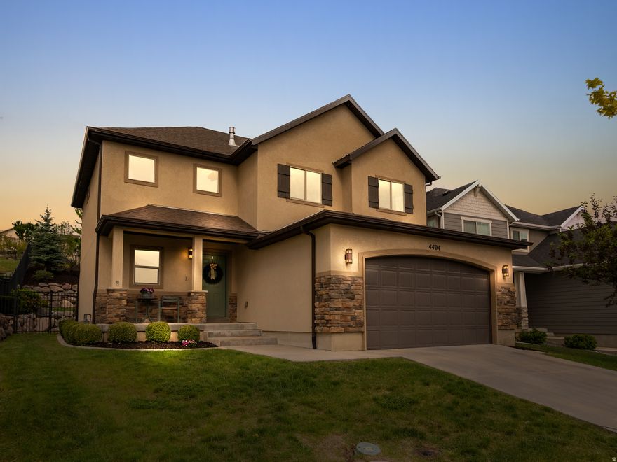**OPEN HOUSE Saturday, 5/16, 11am-2pm and Sunday, 5/17, 3-5pm** Just listed in the highly desirable Traverse Mountain Area! A well-maintained 4 bedroom, 3.5 bath, 2 car garage home in the heart of Silicon Slopes, this 2514 square foot home features an inviting & open floor plan, blending comfort, functionality & style perfect for everyday living. The main floor boasts an open kitchen concept, an island & walk-in pantry. This gathering space flows into the family room with great views of the terraced backyard. Upstairs on the 2nd floor, complete with new carpet, a primary retreat with ensuite bathroom features a separate soaking tub, shower & spacious walk-in closet. Additionally, on the 2nd floor are 2 good-sized secondary bedrooms, a full bathroom, & a laundry room. Step into the basement for another family room or play room, a bedroom & full bathroom, offering flexibility & comfort for family, guest or for a home office. There is plenty of storage space with a storage room & cold cellar. See the gorgeous views of the Wasatch mountains, Utah Valley & Utah Lake from the top of the fully fenced, terraced backyard, professionally landscaped with a back patio to soak up the gorgeous Utah summers. Also located in the Top-Rated Alpine School District! Community Pool, Clubhouse & More!
