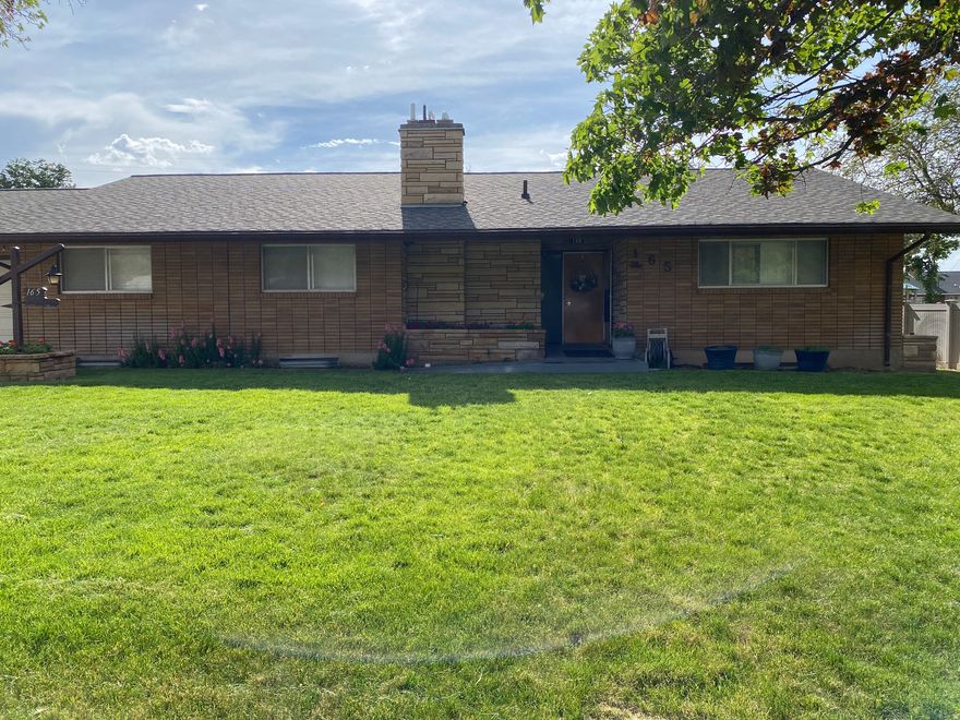 Come see this great house in Brigham City.  Lots of house for not a lot of price.  This house has nice updates throughout like updated paint and flooring as well as Quartz countertops in the kitchen and bathrooms.  Tons of space to spread out on the main level and in the basement.  Large backyard with an area prepped for a playground or trampoline as well as a huge covered patio.  There is also a large garden space ready to be planted in.  Enjoy the natural light inside as well as outside.  Extra large windows on the main level and two large skylights in the kitchen and dining room.  New main level high efficiency furnace and ac were installed in December 2025.  New kitchen floor and baseboard in fall 2025.  Don't forget the storage space throughout the house.  With a large workshop or office room downstairs as well as an extra large cold storage room there's space for everything and everyone.  Square footage figures are provided as a courtesy estimate only and were obtained from Box Elder County Office.  Buyer is advised to obtain an independent measurement.  Owner/Agent.
