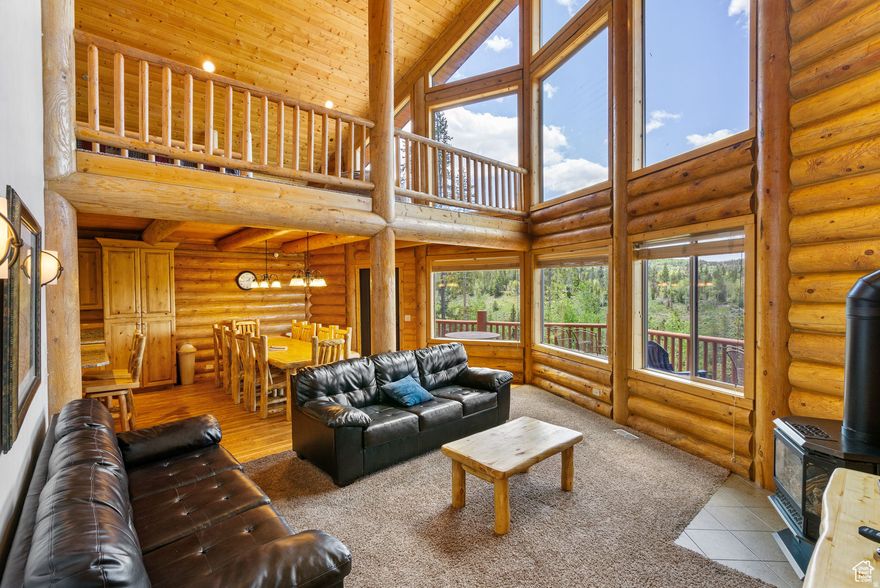Mountain Retreat FURNISHED Cabin at Bear River Lodge  Income-Producing Getaway, Your Cabin Home Awaits. Experience the perfect blend of mountain luxury, adventure, and income potential at this stunning cabin located in the iconic Bear River Lodge Resort along scenic Mirror Lake Highway in the Uinta Mountains. Ideal as a personal retreat or high-performing short-term rental, this property truly offers the best of both worlds. Enjoy panoramic mountain views from your private deck, plus access to a heated swimming pool, two hot tubs, two private fishing ponds, and nearby lakes and streams known for exceptional fishing. The area offers year-round recreation including hiking, hunting, UTV riding, and snowmobiling, with on-site rentals available. A convenient on-site restaurant and general store add to the comfort and accessibility. The cabin is completely furnished and turnkey, featuring a warm, inviting interior designed for comfort and relaxation. Currently operating as a successful Airbnb and Vrbo rental, it offers strong income potential in one of Utah's most popular recreational destinations. Located in the heart of the Uintas on Mirror Lake Highway, this is more than a cabin - it's your gateway to mountain living and a profitable investment opportunity. Your cabin home awaits. Square footage figures are provided as a courtesy estimate only. Buyer is advised to obtain an independent measurement.