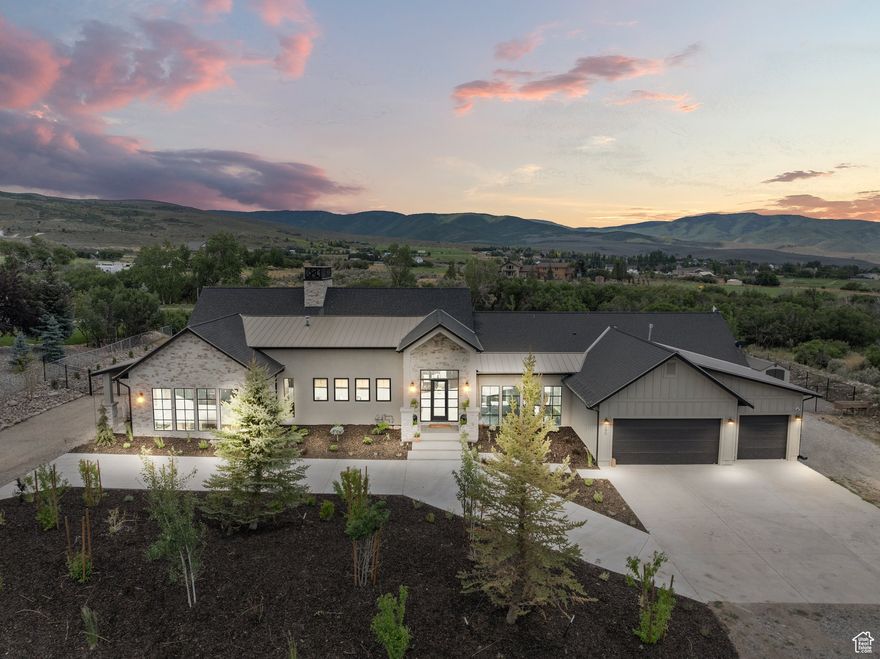 *PRICED BELOW APPRAISED VALUE* Welcome to your serene escape in the heart of Heber Valley, where ranch-style charm meets modern living and every detail tells a story of care and craftsmanship.  This fully updated home has been thoughtfully expanded with a brand-new addition added January 2025, offering even more space to gather, relax, and make memories. With two full kitchens and two spacious living rooms, there's room for everyone, whether you're hosting the whole crew or looking for multi-generational living options.  Step outside to find two peaceful patios, perfect for sipping your morning coffee as you take in panoramic mountain views. The landscaping is fully finished, creating a lush, inviting setting for outdoor entertaining or quiet evenings under the stars.  Need space for toys or horses? You've got it. This property features a 3-car garage, RV parking, and room for future horse amenities, ideal for anyone dreaming of a little more breathing room.  Whether you're searching for a second home, vacation getaway, or a quiet retreat from city life, this property checks every box. With an unfinished basement ready for your vision, the potential is limitless.  Minutes from skiing, hiking, fishing, and golfing, but a world away from the noise. This is Heber living at its best.