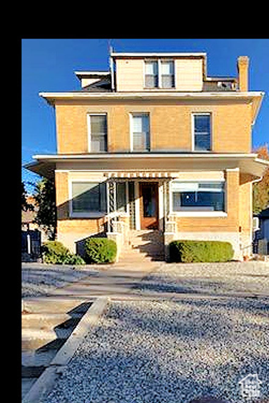 TURN-KEY investment property in the Avenues! Fully occupied eight-plex. Easy to rent and easy to manage. Parcel 09-32-353-020 to the west is included in the sale and taxes for that parcel are included in estimated taxes. Scheduled annual rent and tenant paid utility income totals $112,140.00. Tenant's cover ALL utilities. Eight units: one grand 4 bd. 3 bath two level apartment (lease runs through 10/31/26), one studio/1 bd unit, six studio apartments.  97% occupancy rate, 4.6 CAP. The grand unit has forced heat, central air, and has been totally remodeled.  The studio/1bd. units have FANTASTIC vintage finishes - honeycomb tile, built-ins, AND modern day, economical mini-split heating and A/C.  This building has been meticulously cared for and professionally managed.  Do not disturb tenants - no showings prior to an accepted offer.   Square footage figures are provided as a courtesy estimate only. Buyer is advised to obtain independent measurements.  Buyer to verify all info.