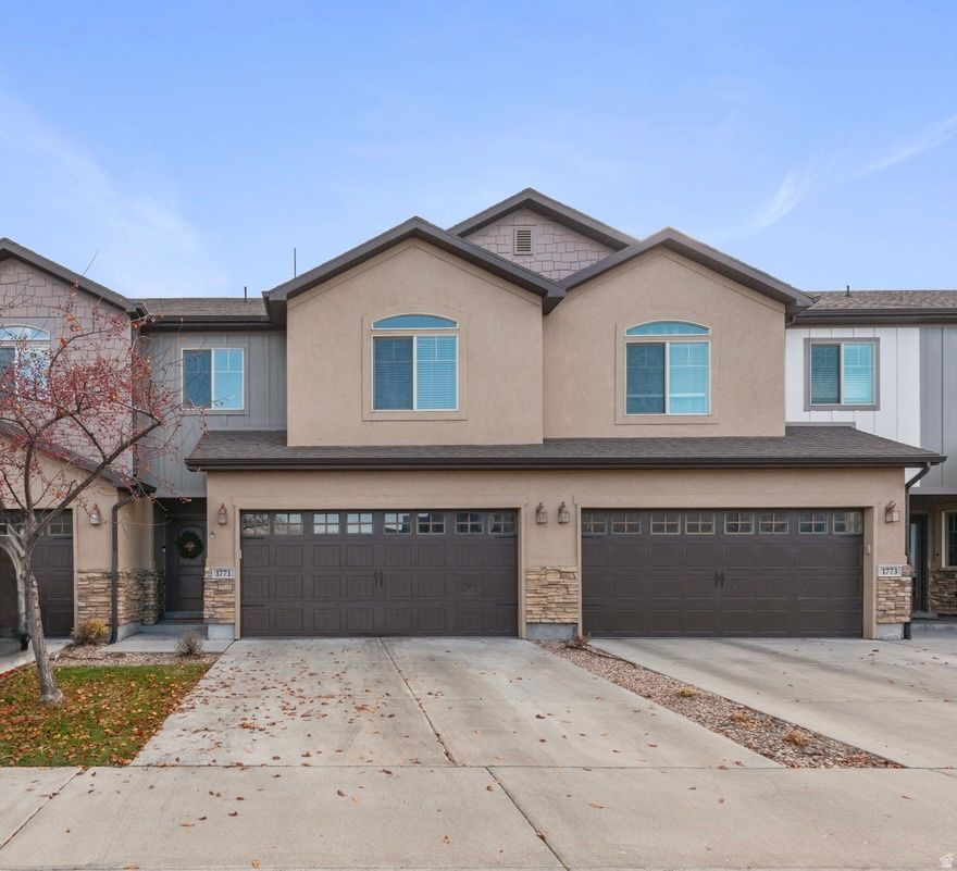 Welcome to this well designed 3-bed, 2.5-bath townhouse in the highly desirable Orem community. Ideally located just minutes from Utah Valley University, BYU, shopping, and freeway access, this home offers the perfect blend of convenience and comfort.  Enjoy an airy two-story great room with excellent natural light, an updated kitchen with granite countertops, and a private covered patio backing a peaceful, landscaped common area. Upstairs includes a spacious primary suite with a walk-in closet and separate tub/shower.  Additional highlights include a 2-car attached garage, full landscaping, snow removal, fiber internet, and exterior maintenance covered by the HOA. Nestled in a quiet neighborhood next to the Sleepy Ridge Golf Course, this home offers comfort, low maintenance living, and an unbeatable location.
