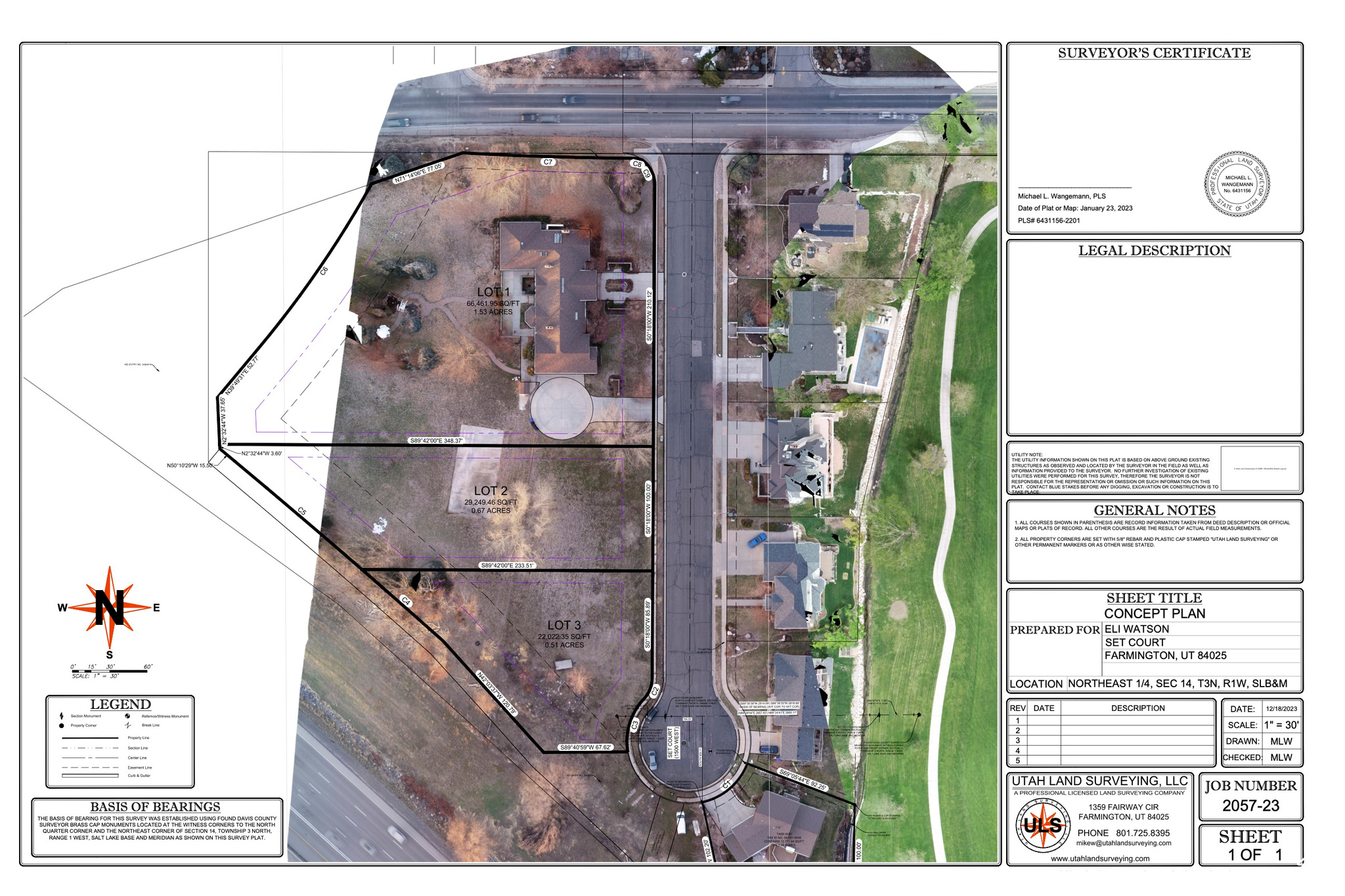 WATSON SUBDIVISION - Land