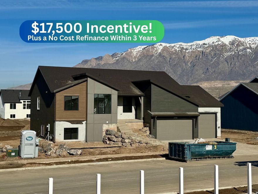 Come see our NEWEST floor plan, loaded with standout features including a striking modern exterior, oversized garage, 12' ceilings, butler's pantry, FOUR full bathrooms, covered deck, and fully finished front landscaping. Enjoy the confidence of one-, two-, and ten-year warranties, strong preferred lender incentives, and the peace of mind that comes with owning a brand-new, high-quality home. ***$17,500 incentive and no-cost refinance within three years available with use of preferred lender*** Home is expected to complete in March. Square footage figures are provided as a courtesy estimate only and were obtained from building plans. Buyer is advised to obtain an independent measurement.