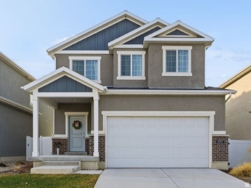 Better than new and truly move-in ready! Built in 2022, this beautifully maintained Ivory Home Sanders  two-story  offers 4 bedrooms and 2.5 bathrooms with a thoughtfully designed layout and modern finishes throughout. The desirable floor plan features a private primary suite, providing comfort and convenience. The open-concept living space is filled with natural light and flows seamlessly into the stylish kitchen, complete with stainless steel appliances, a spacious pantry, and abundant cabinetry.  Upstairs, you'll find generously sized bedrooms, additional bathrooms, and a versatile loft or private study, ideal for work or relaxation. There is one bedroom in the basement and the rest offers endless potential to customize to your needs, whether for a future family room, additional bedrooms, or a home gym. Step outside to a fully fenced yard perfect for entertaining, play, or quiet evenings at home. Enjoy the benefits of newer construction with upgrades already complete, no waiting, no hassle, just move in and enjoy.