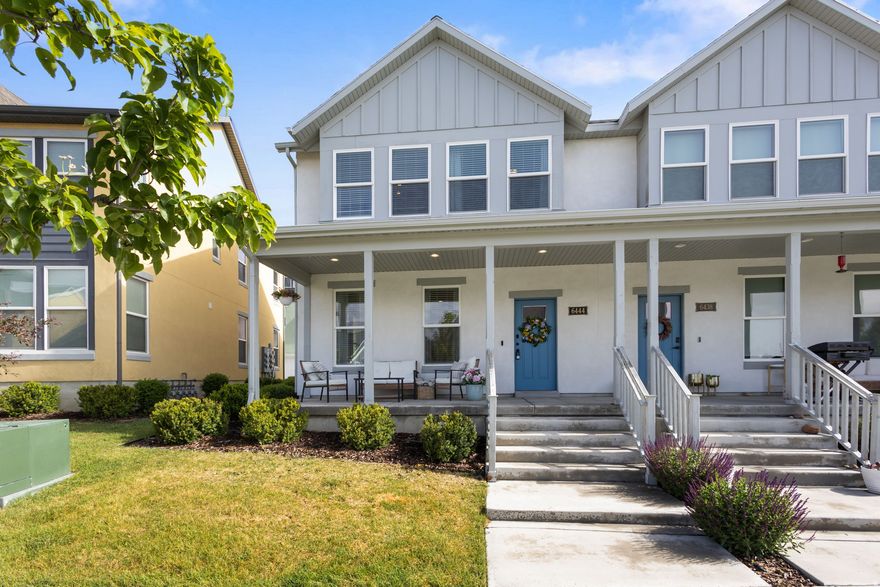 Like new with a bright open floorplan, large windows, stylish finishes, and spacious living areas designed for comfortable living and entertaining. Enjoy low maintenance living in the heart of Daybreak with access to pools, biking trails, community center and gym, plus walking distance to the watercourse and just minutes from the ballpark. Ask about 1% temporary rate buy down offered through preferred lender. Square footage figures are provided as a courtesy estimate only and were obtained from the county. Buyer is advised to obtain an independent measurement.
