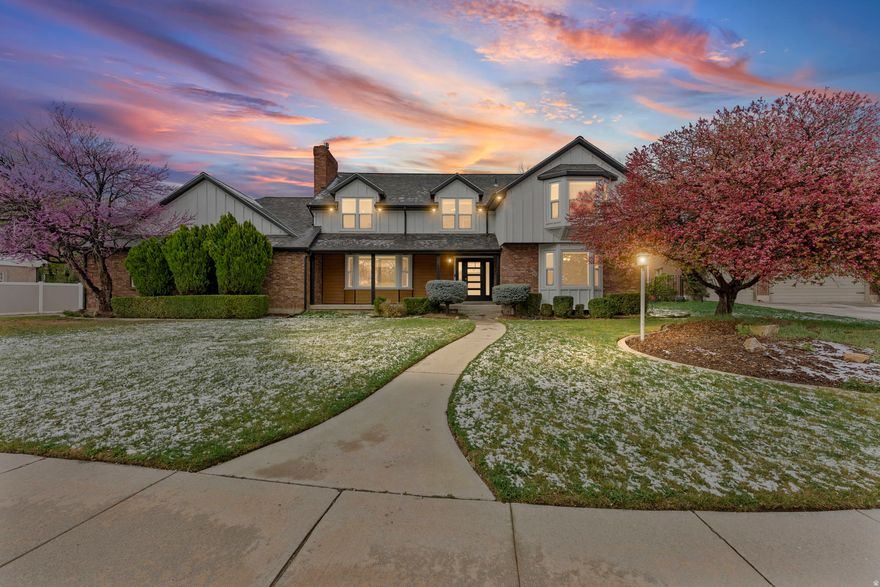 Situated between Hidden Valley Country Club and Dimple Dell Recreation, Brandon Park is one of the most sought after neighborhoods in all of east Sandy. And THIS home sits on one of the best cul-de-sacs in the Park! Incredible mountain views out front, and a private sports pool out back has you feeling like you're on vacation 365. This is your chance to own the house that your kid's friends want to hang out at. The exterior has already been dialed in with new siding, roof, windows, garage doors, AC units, patio and pool tiles. Inside you'll find beautiful hardwoods, an updated kitchen and new carpets. The heavy lifting has been done, now it's time to make it yours! Reach out for a private tour today.