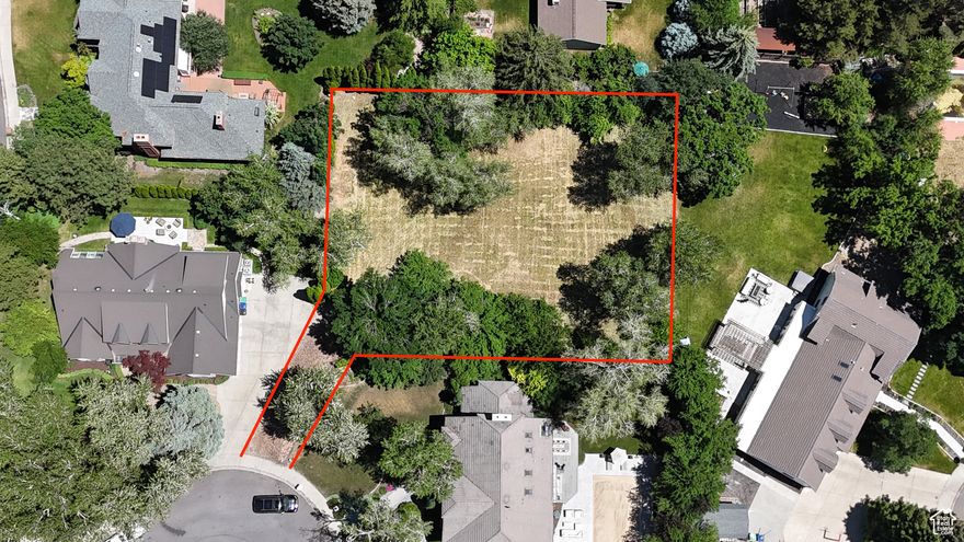 Rare opportunity to build in one of the most desirable neighborhoods in the River Bottoms of Provo. The location of this lot is tucked in a quiet cul-de-sac, steps from the serene provo river and surrounded by mature trees for added privacy. The .40-acre lot is perfectly flat and ready for your custom home. Prime location with no HOA near Riverside Country Club, BYU, Sundance, and shopping. A private, build-ready lot in this location is hard to come by.