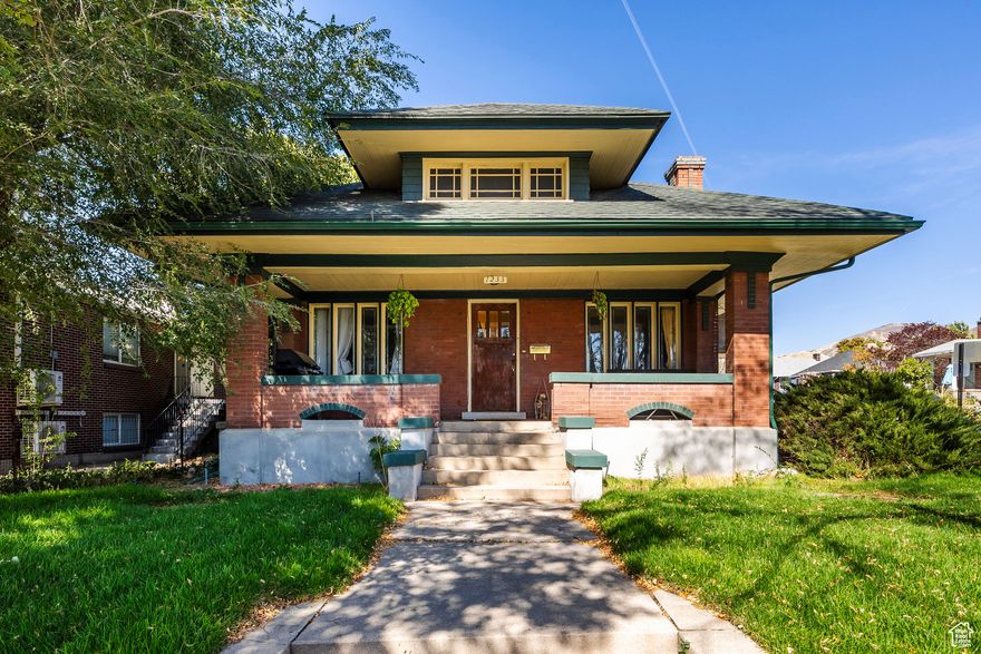 Rare Investment Opportunity on a Well-Maintained LEGAL Triplex. Situated about a block below Rice Eccles Stadium. This property provides easy access to the campus, downtown, hospitals, restaurants, shops and TRAX. Units have lots of light and tons of charm, including leaded glass, hard wood floors, with a classic bungalow front porch. New carpet and sod. A property in this area is extremely rare and will always be in demand. Property is 100% occupied with leases through April 2026.