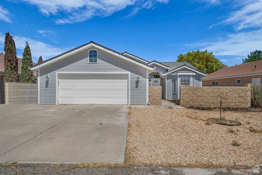 This charming home welcomes you with gorgeous curb appeal, featuring a front garden bed and stunning mountain views, all with NO HOA! Step inside to soaring vaulted ceilings that make the home feel open and airy, while thoughtful updates throughout provide peace of mind with nearly all major systems replaced, including a tankless water heater, water softener with memory, new AC and furnace, updated HVAC, plumbing, and more. The spacious primary suite is a true retreat with a large bath and walk-in closet, and the kitchen is beautifully finished with granite countertops. Outdoors, you'll love the fully fenced backyard complete with lush turf, a pergola for shade, and a new shed, perfect for storage and entertaining. Additional highlights include small trailer parking, an oversized 2-car garage with attic storage, and fresh touches throughout such as new switches, outlets, and ceiling fans. Buyer to verify all information, deemed reliable, however buyer to verify all info including utilities, rental restrictions, and HOA information if applicable.
