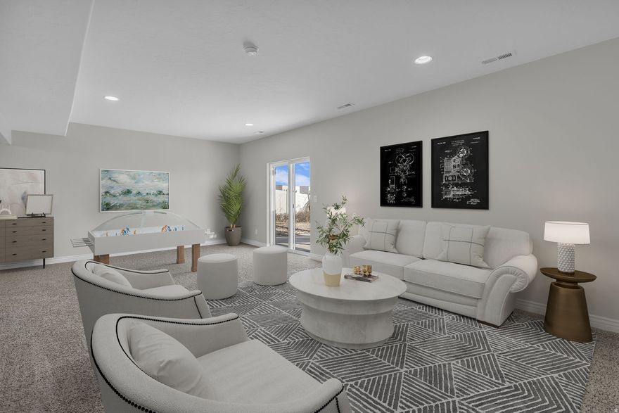 ESTATE SALE! PRICED TO SELL QUICKLY!! This home is located in a quiet West Jordan neighborhood, this well-designed home offers 4 bedrooms, 3.5 bathrooms, and an open loft ideal for an office or flex space. The open-concept layout connects the living, dining, and kitchen areas and is filled with natural light. The kitchen features double ovens, and the primary suite includes a walk-in closet and private bath. Enjoy outdoor living on the patio with unobstructed Wasatch Mountain views. The finished basement has a separate entrance, offering added flexibility. Complete with a two-car garage and convenient access to schools, parks, and shopping. Buyer to verify all information; figures provided as a courtesy from county tax records.